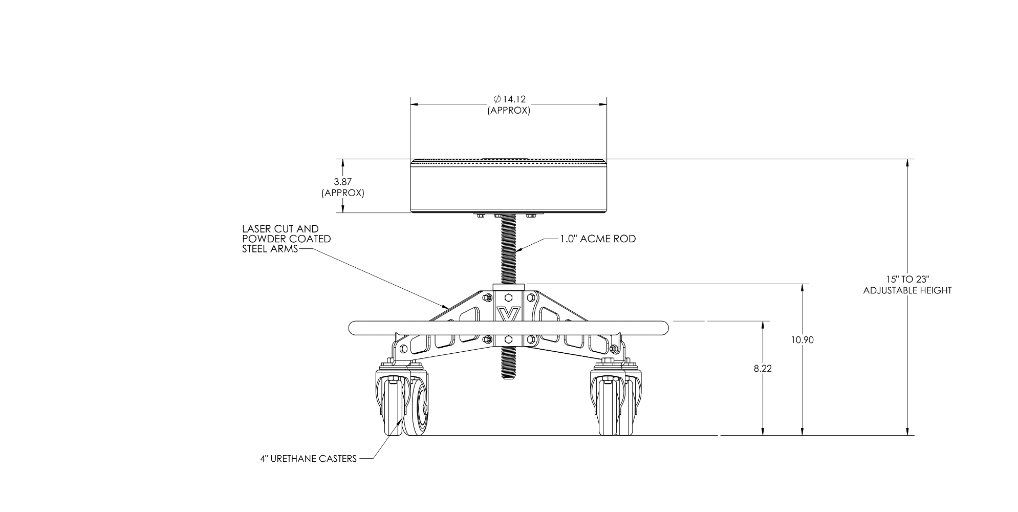 Robust Steel | Vyper Chair